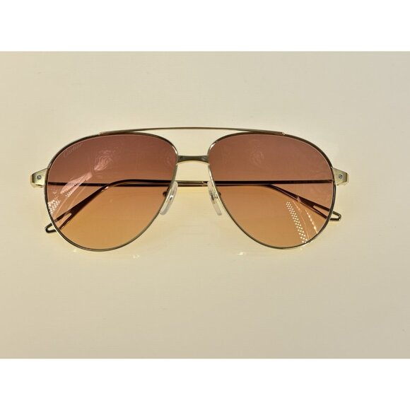 Cartier Gold Pilot Sunglasses CT0298S-003 Cat.2 140-57-13 (K) - Picture 16 of 16